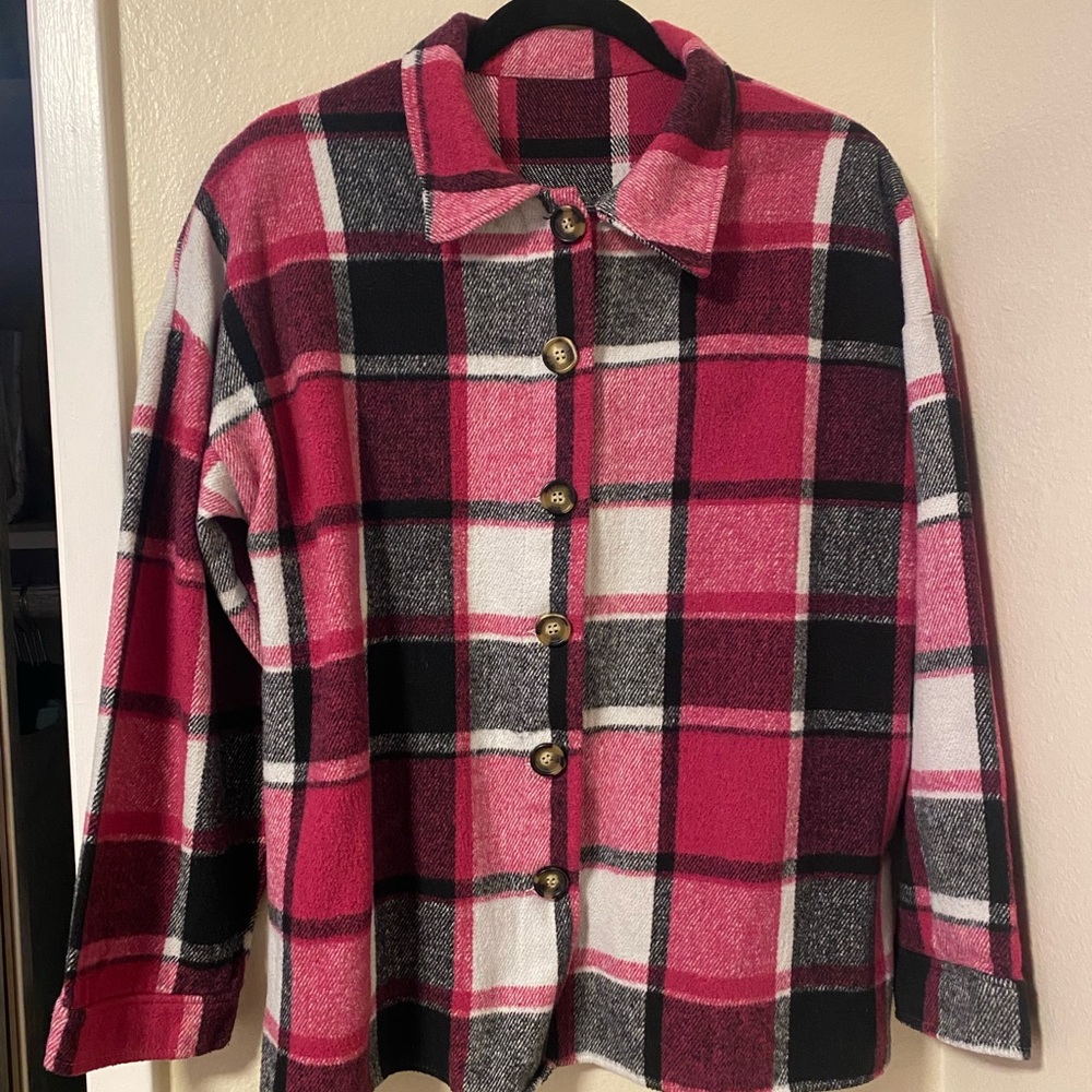 Plaid Flannel Jacket